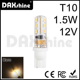 DAXSHINE 24LED T10 1.5W DC12 Warm White 2800-3200K 80-100lm    